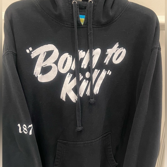 Creep Street Hoodie “Born to Kill” SZ L - Picture 4 of 8